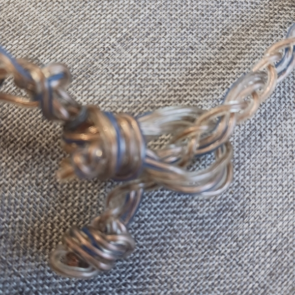 Unique Grunge Speaker Wire Choker Necklace - New Item (17") - Picture 3 of 5